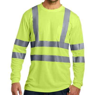 Advantage Seamless Gutters - Ansi 107 Class 3 Long Sleeve Snag Resistant Reflective T Shirt Thumbnail